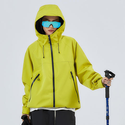 【99秒】LUCKY DEER秋季情侣款鸟平替硬壳风衣外套 商品图6