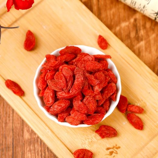 沃山农有机红枸杞 特优级大果青海柴达木正宗干枸杞子泡茶煮水烹饪 商品图8