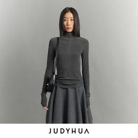 JUDYHUA 寂静系列极简高领上衣