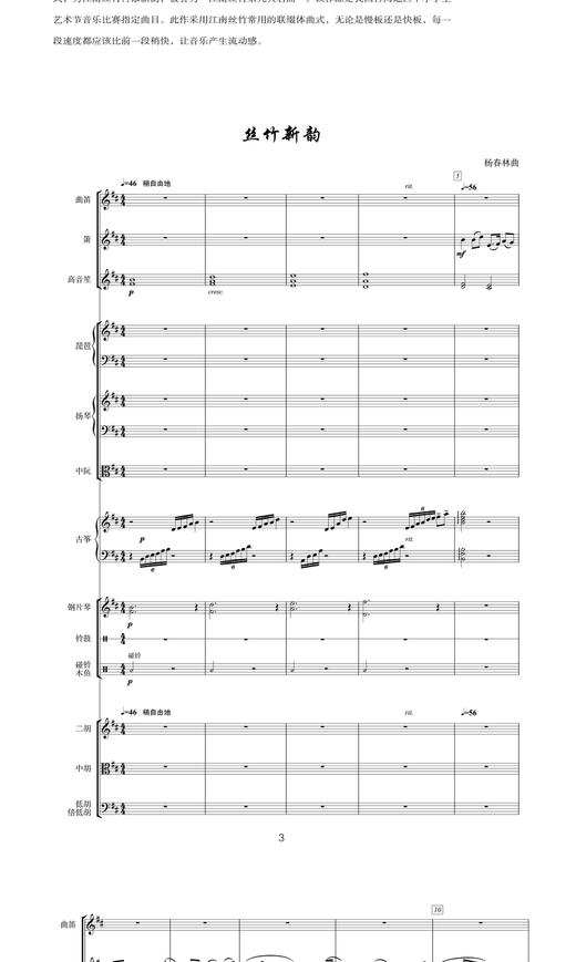 杨春林音乐作品集（一）民族室内乐创作作品 商品图3