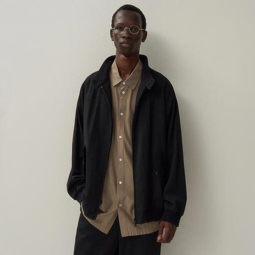 ATON HIGH TWIST NYLON HARRINGTON JACKET 精梳尼龙哈灵顿夹克 商品图0