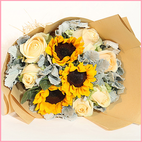 暖阳丨向日葵花束