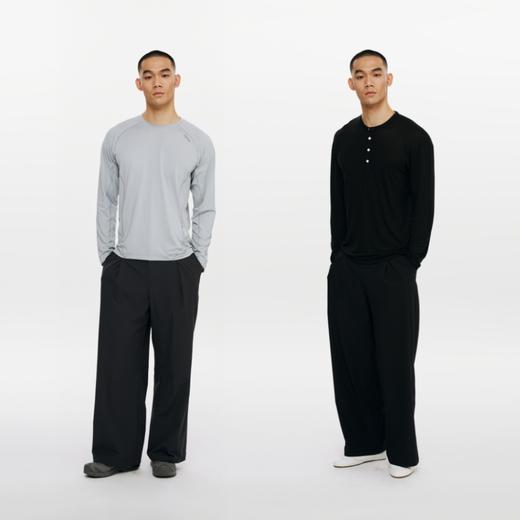 oneup防泼水单褶休闲运动长裤 商品图2