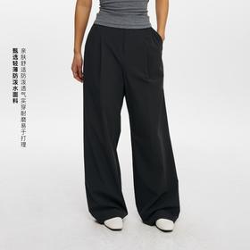 oneup防泼水单褶休闲运动长裤