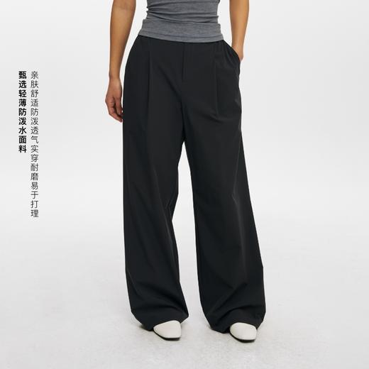 oneup防泼水单褶休闲运动长裤 商品图0