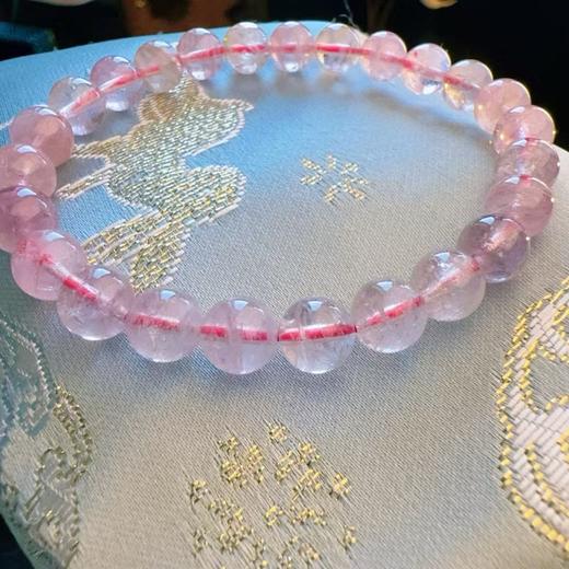 7mm-8mm单圈粉碧玺手串 商品图3