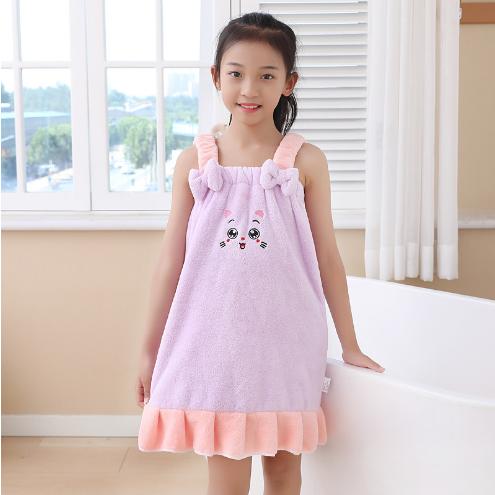 悦颜美客亲子款吊带浴裙 商品图1