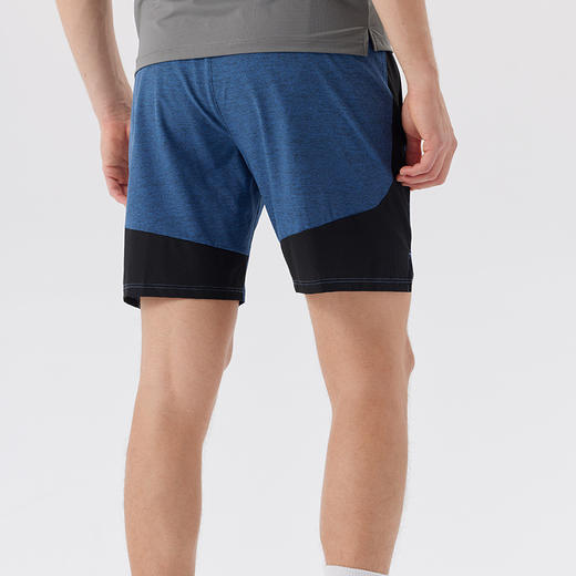 跃牌【跃LEAP-ACTIVE】 夏季户外跑步男士宽松拼接撞色速干健身训练五分短裤W51136 商品图1