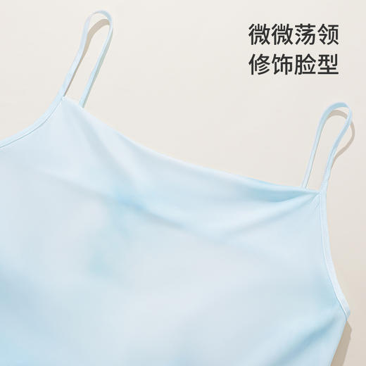 【商场同款】熳洁儿 春夏新款性感吊带长裙高级缎面绸家居服25203108 商品图2