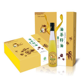 金天柱/冷榨山茶油/山茶菜油/350ml*3瓶/礼盒装