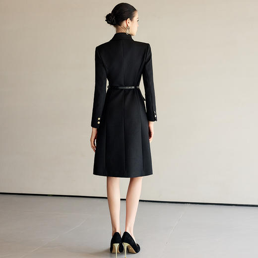 IWY/气质轻奢黑色西装裙女新款绑带长裙正式场合职业连衣裙Q1280 商品图4