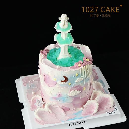 1027CAKE | 许愿池蛋糕 喷泉 天使 商品图2