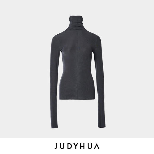 JUDYHUA 寂静系列极简高领上衣 商品图3