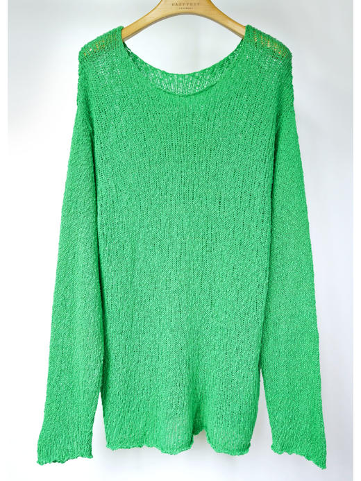 2025SS 长绒棉特种纱线宽松针织衫 商品图4