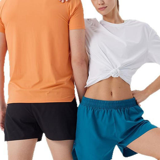 跃牌【跃LEAP-ACTIVE】系列 夏季户外徒步速干衣男运动休闲圆领半袖弹力T恤冰丝健身训练上衣R51111 商品图4