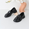 经典鲨2025年春季新款百搭黑色一脚蹬平底通勤乐福鞋单鞋女KC19-517021 商品缩略图2