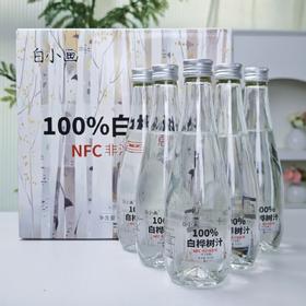 【东北特产】忠芝旗下白小画白桦树汁 310ml*6瓶/箱 小兴安岭桦树原液 植物饮料 大自然的馈赠