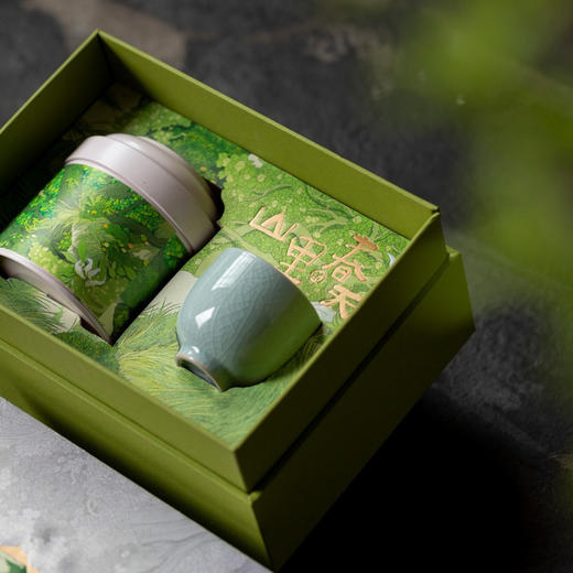 山里春天【龙井 单罐+杯】26元一套/一件24套 商品图1