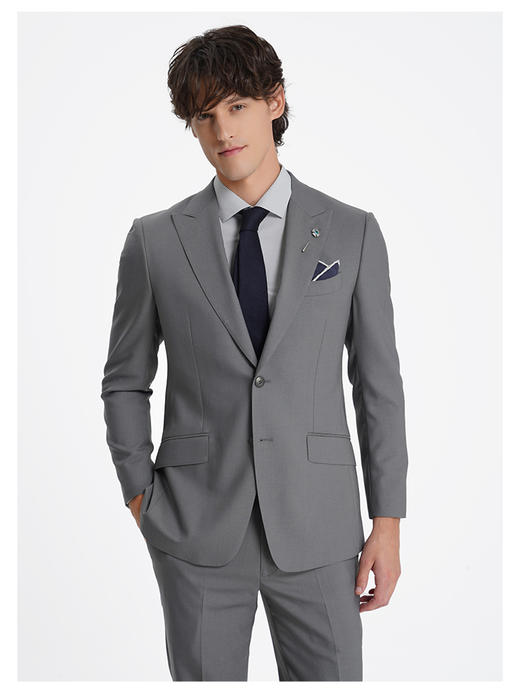 callisto高智系列海藻灰绵羊毛西服 商品图3