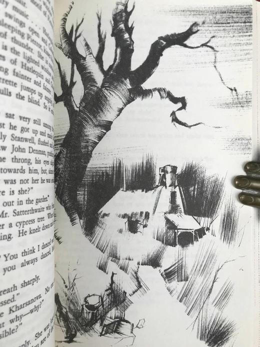 阿加莎·克里斯蒂《神秘的奎恩先生/死亡终局》 约8幅插图 复古仿皮精装32开 商品图8