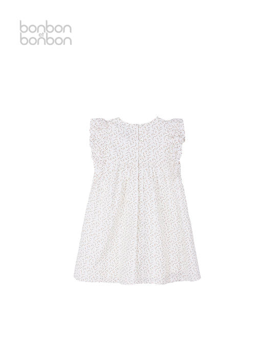 碎花双层荷叶边连衣裙 商品图1