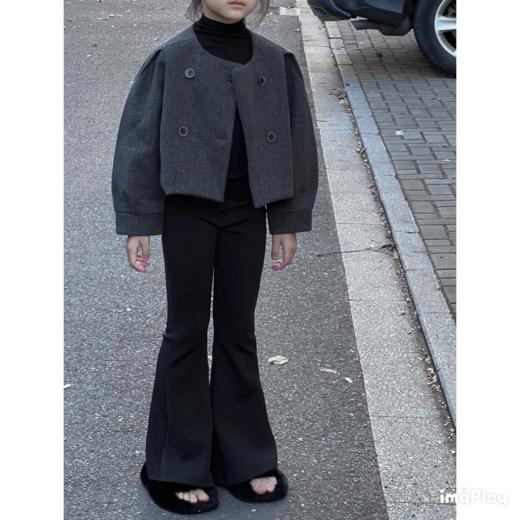 【2件起拍  单拍  少拍不发】💰19.9起  上新2.0升级版‼️「柠檬舒品儿童微喇芭比裤」上身超洋气！🔺2.0升级微喇鲨鱼裤💰29.9/条 🔺九分常规款鲨鱼裤💰19.9/条 商品图0