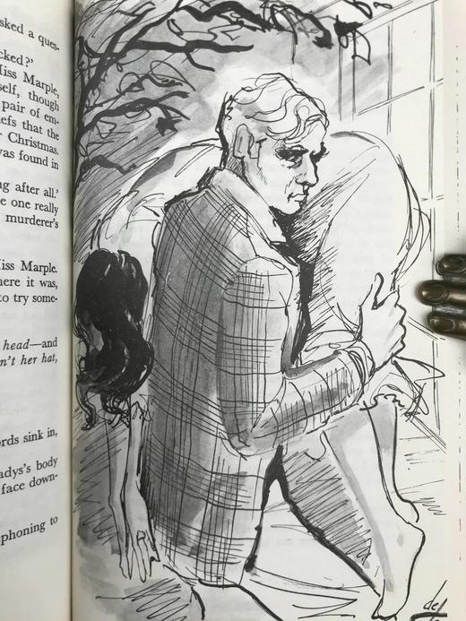 阿加莎·克里斯蒂《伯特伦旅馆之谜/死亡草》 约6幅插图 复古仿皮精装32开 商品图8