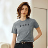 OLrain欧芮儿2025新款夏季猫咪趣味绣花正肩简约短袖T恤女上衣 商品缩略图3