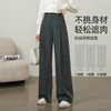【高个子必入、西装阔腿裤】逸阳老钱风高腰垂感直筒宽松休闲长裤1572 商品缩略图1