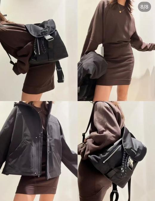 lulu原单钱袋收口超轻防水双肩包 商品图2