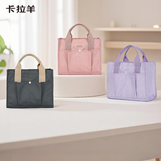 【保温便当袋】卡拉羊大容量保温便当包轻便饭盒袋手拎袋CX0354 商品图0
