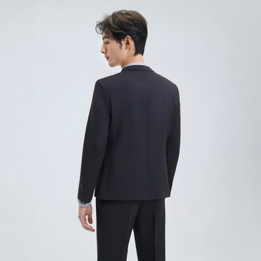 圣得西高级极简西装男套装2025春季新款婚礼伴郎商务面试西服套装2512928012A 商品图2