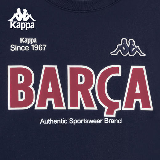 Kappa卡帕背靠背运动短袖男2025夏季新款宽松纯棉t恤休闲半袖上衣K0F32TD08 商品图7