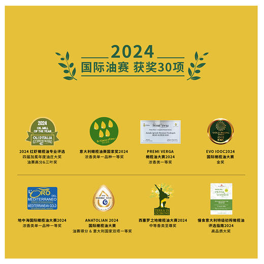 2026新油 欧惟德·黄标 阿尔特意高系列 特级初榨橄榄油 Alter Ego 商品图2