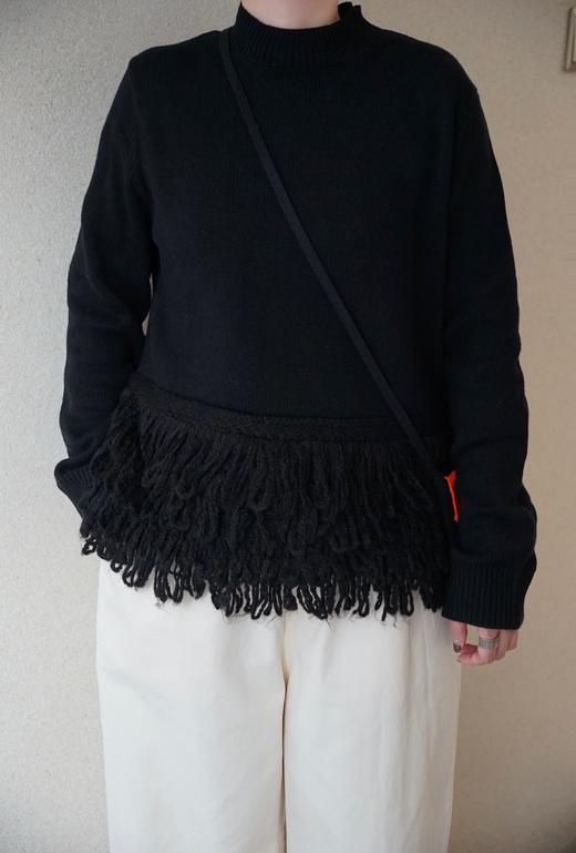 （g）羊毛流苏针织毛衣 商品图0