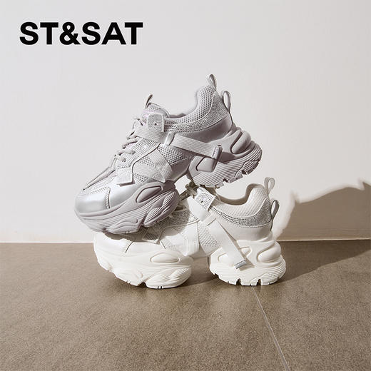 星期六时髦街头风厚底老爹鞋SSD1112E1P 商品图5