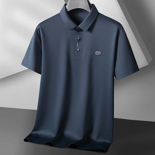 【冰丝】【DK】大依优型大码短袖POLO衫加肥加大冰丝凉感上衣肥佬运动夏装半袖男士 商品图7