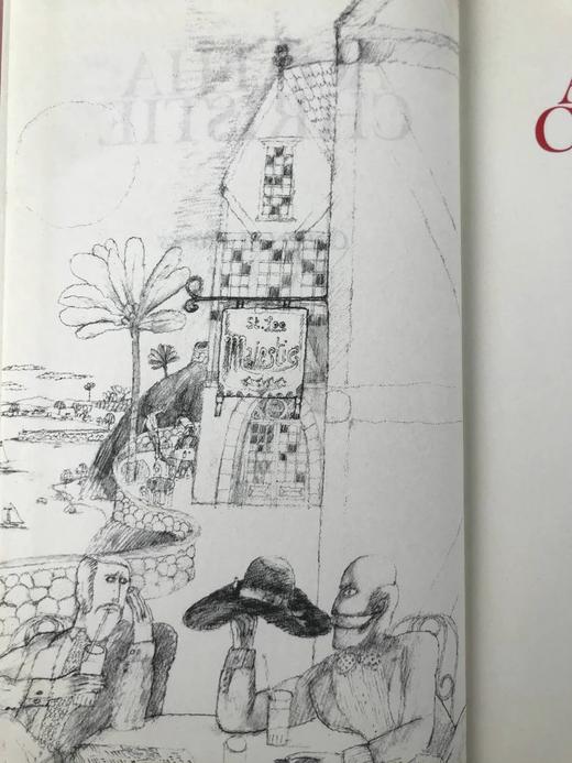 阿加莎·克里斯蒂《悬崖山庄奇案/白马酒店》 约6幅插图 复古仿皮精装32开 商品图4