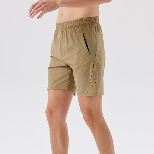 跃牌【跃LEAP-ACTIVE】 男士锦纶五分单层短裤薄款冰丝弹力休闲速干运动短裤W51139 商品图1