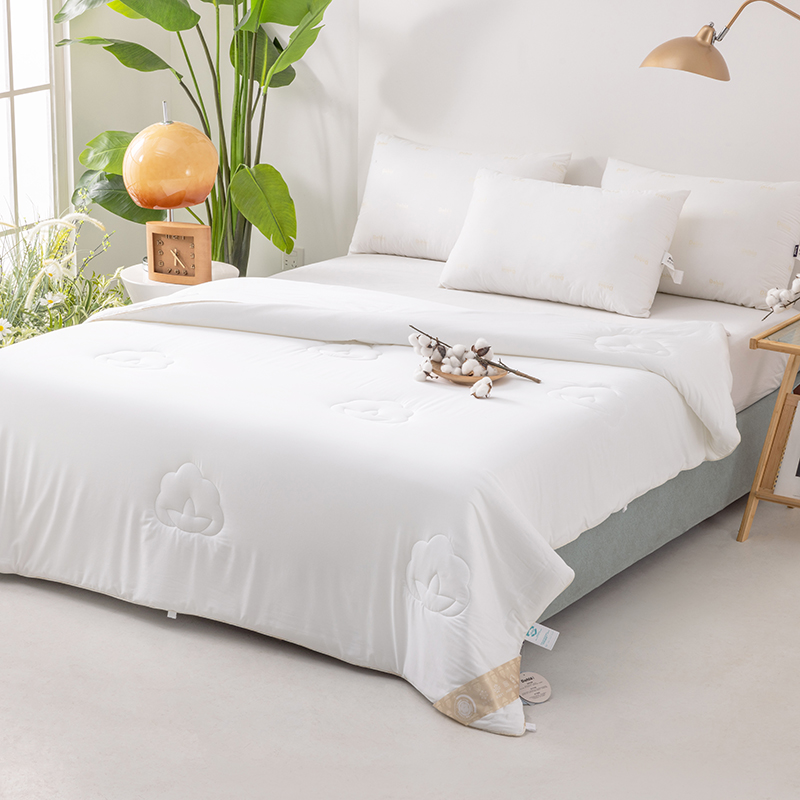 多喜爱 大美新疆系列 晴柔舒爽棉花被/春秋被 【里外皆棉】【脱脂新疆棉花】【60S缎纹工艺】【A类标准】【产地可溯源】多层铺棉