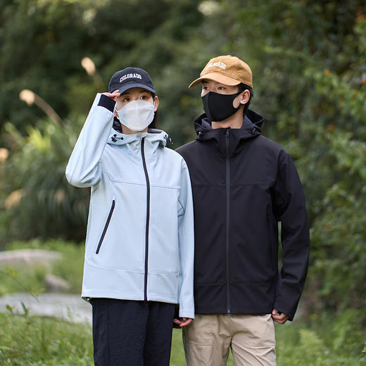 【99秒杀】LUCKY DEER情侣款保暖三防连帽鸟家平替石墨烯软壳外套 商品图5