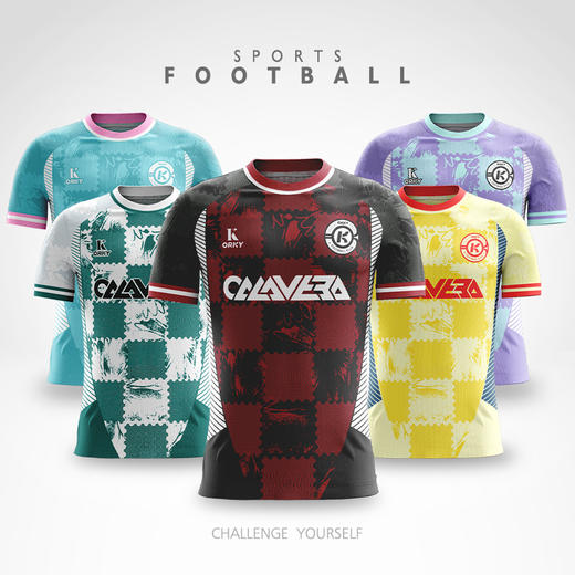 ORKY沃恺球衣足球服套装男定制成人运动比赛组队团购训练短袖队服 商品图4