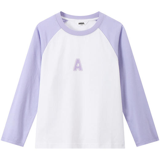 男女童圆领长袖T恤春季新款安奈儿童装EM511179 商品图8