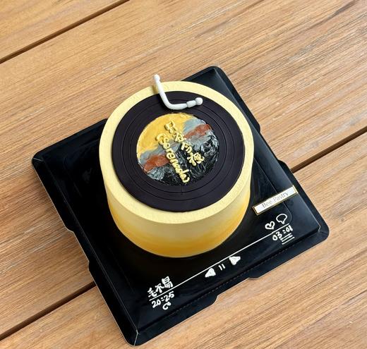 音乐专辑蛋糕（文字可换） 商品图0