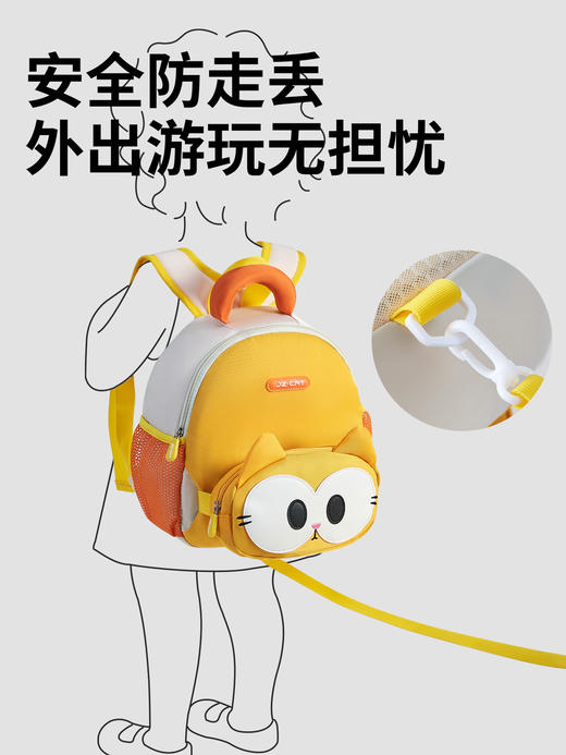 【轻量化包体设计！拒绝让孩子背负太重】九州猫新款幼儿园书包男1-3-6岁儿童卡通入园书包可爱女迷你背包。ry 商品图2
