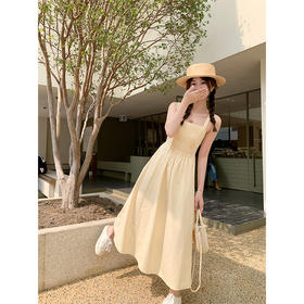 <曾小咸推荐>3.28现货秒杀 ！微信超特价！梨子冰沙色吊带连衣裙 日常189.99 立减100 秒杀89.99！！