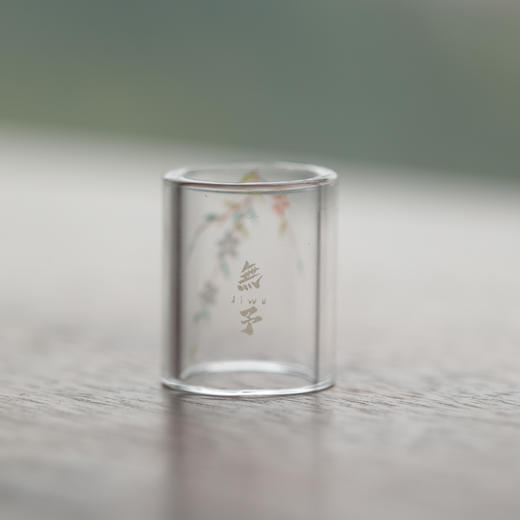 流帘盖置 花卉 玻璃 無予 商品图0