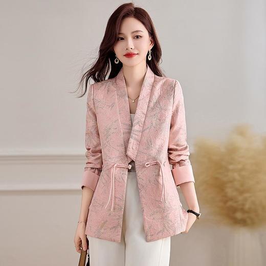 新中式提花设计感，时尚收腰西装外套西服上衣HR-ZYF8812 商品图0
