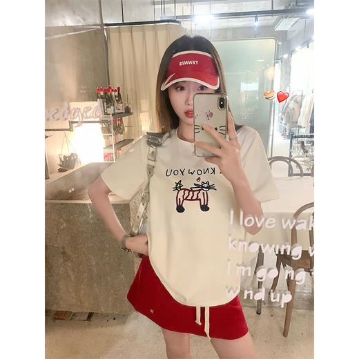 <曾小咸推荐>韩系休闲红色半身裙短裙 商品图1