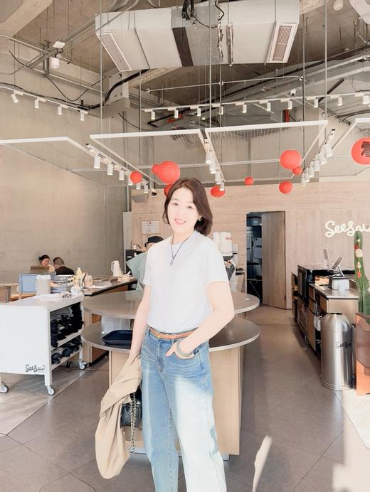 火桐hooton FIT轻运动系列桑蚕丝长绒棉短袖T恤ZM20660066 商品图4